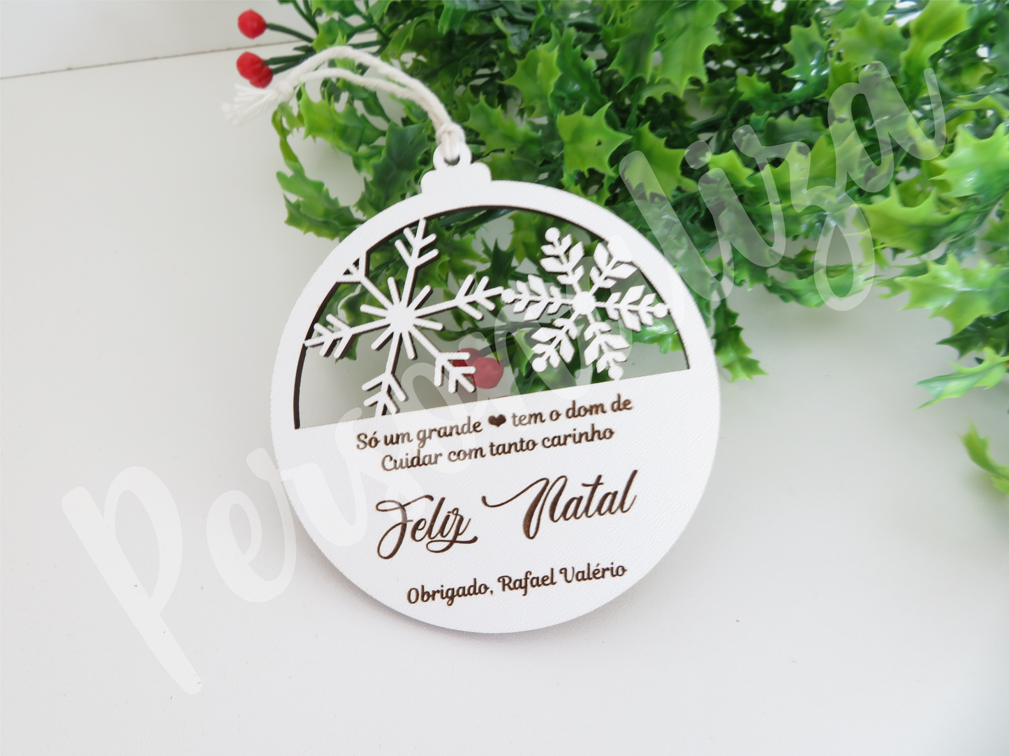 Pendente natal - educadoras (modelo 1)