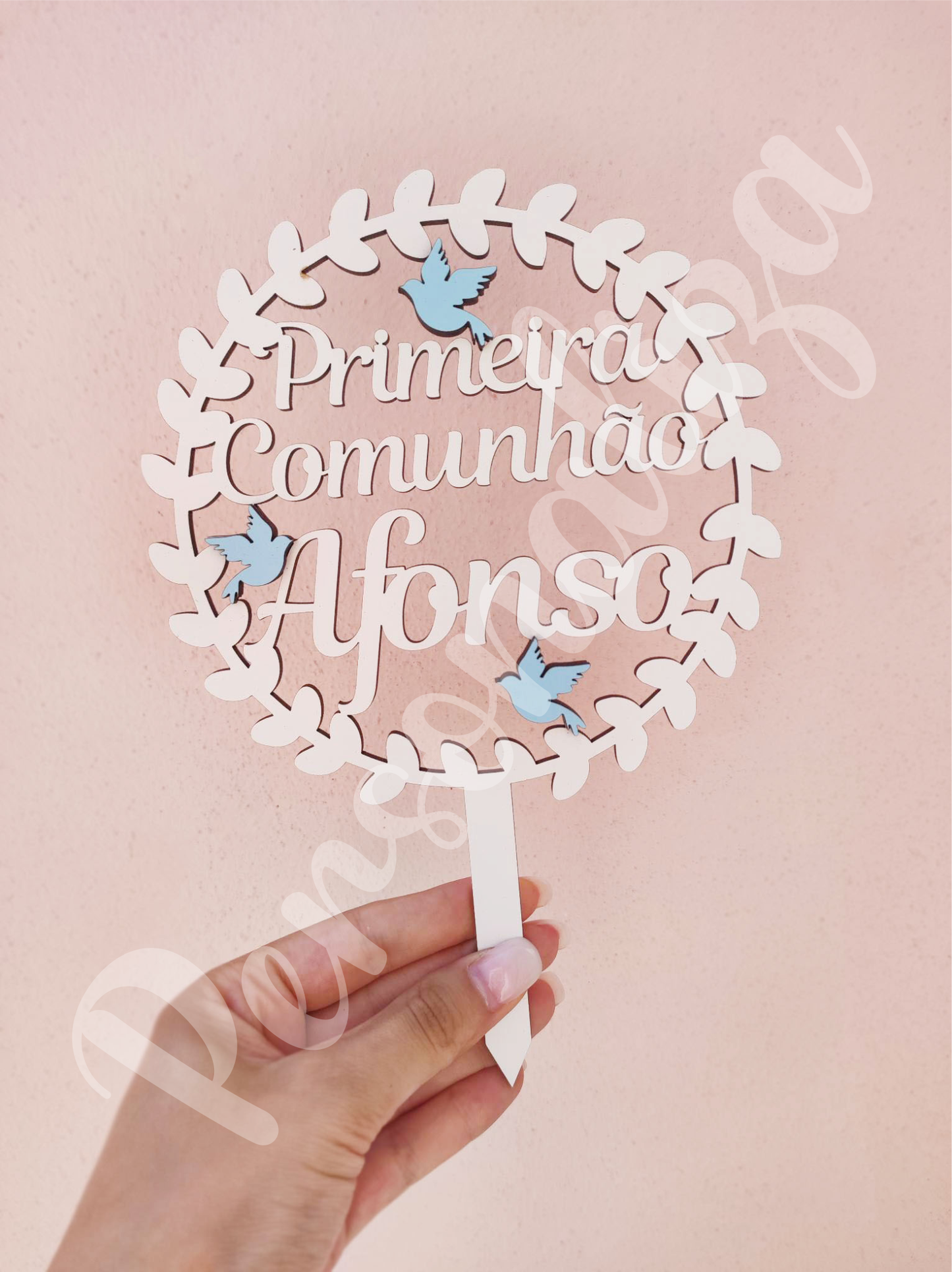 Topo de Bolo - Pomba