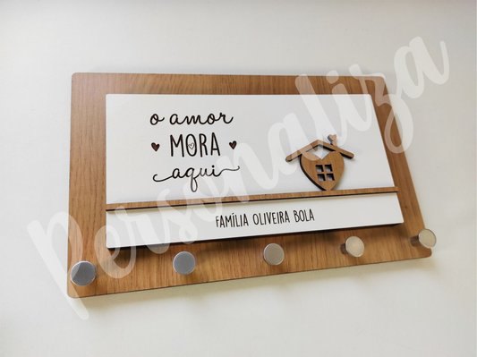 Chaveiro - O amor mora aqui