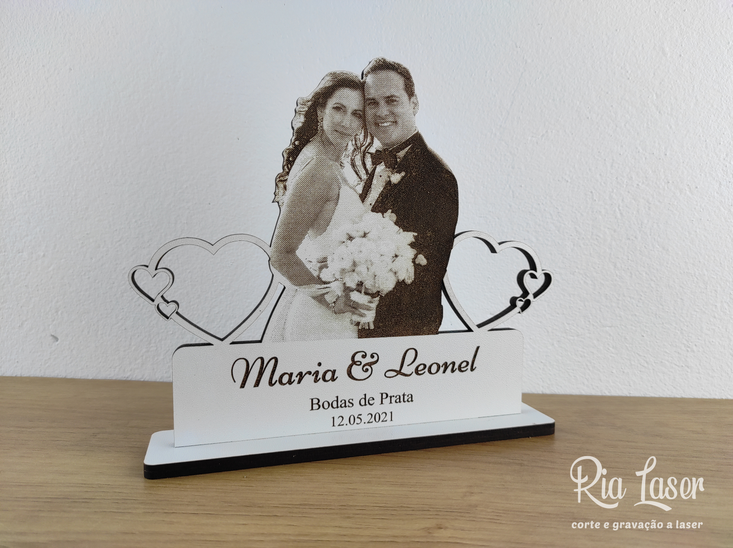 Moldura fotogravação - bodas