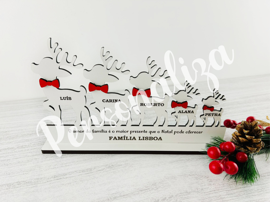 Placa Renas - família
