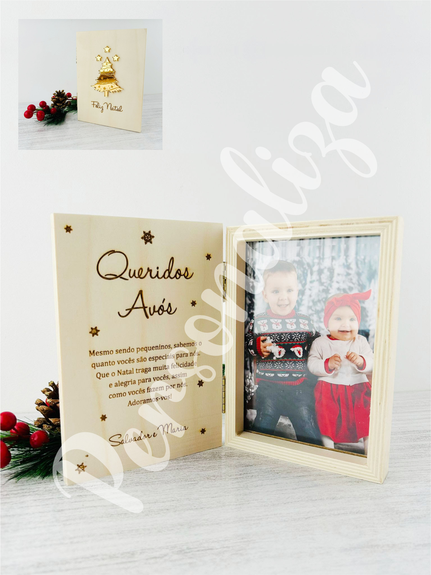 Moldura livro - Natal