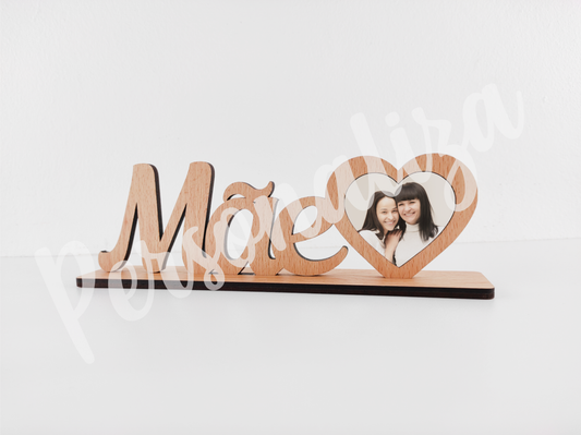 Placa "Mãe" com foto