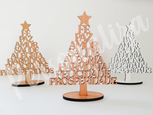 Árvore Natal - palavras