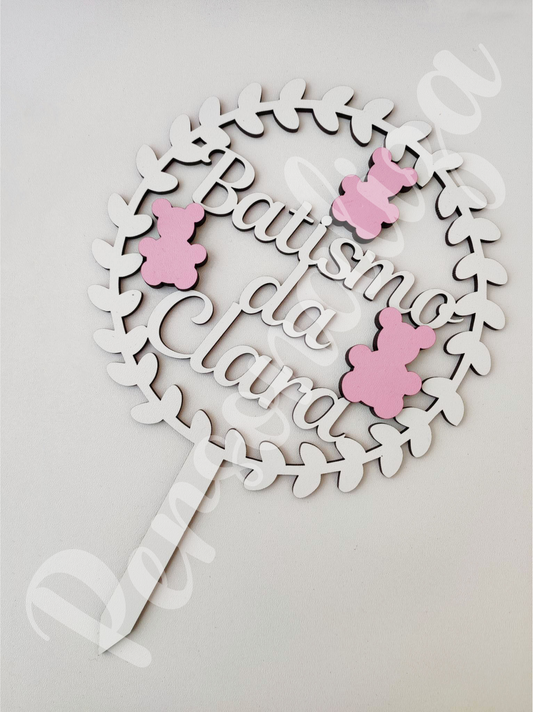 Topo de Bolo - Ursinho