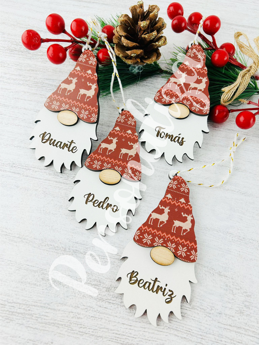 Pendente natal - gnomo
