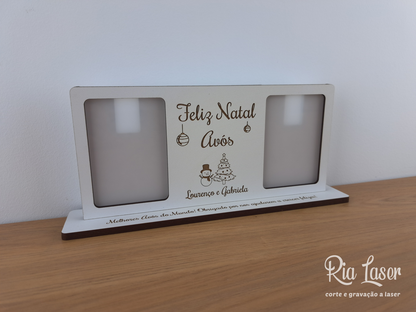 Moldura "Feliz Natal Avós"