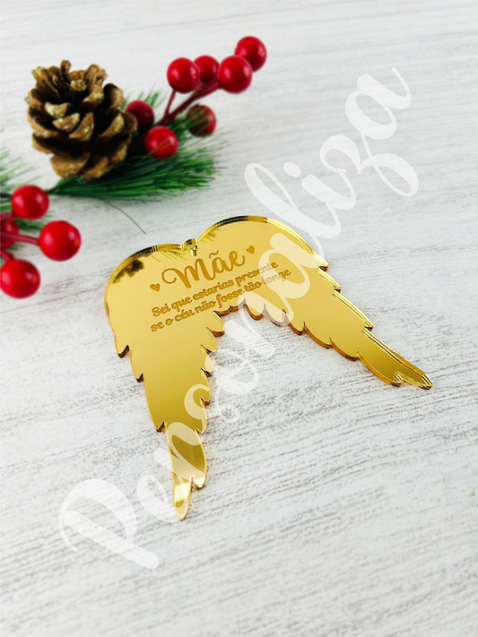 Pendente natal - asas