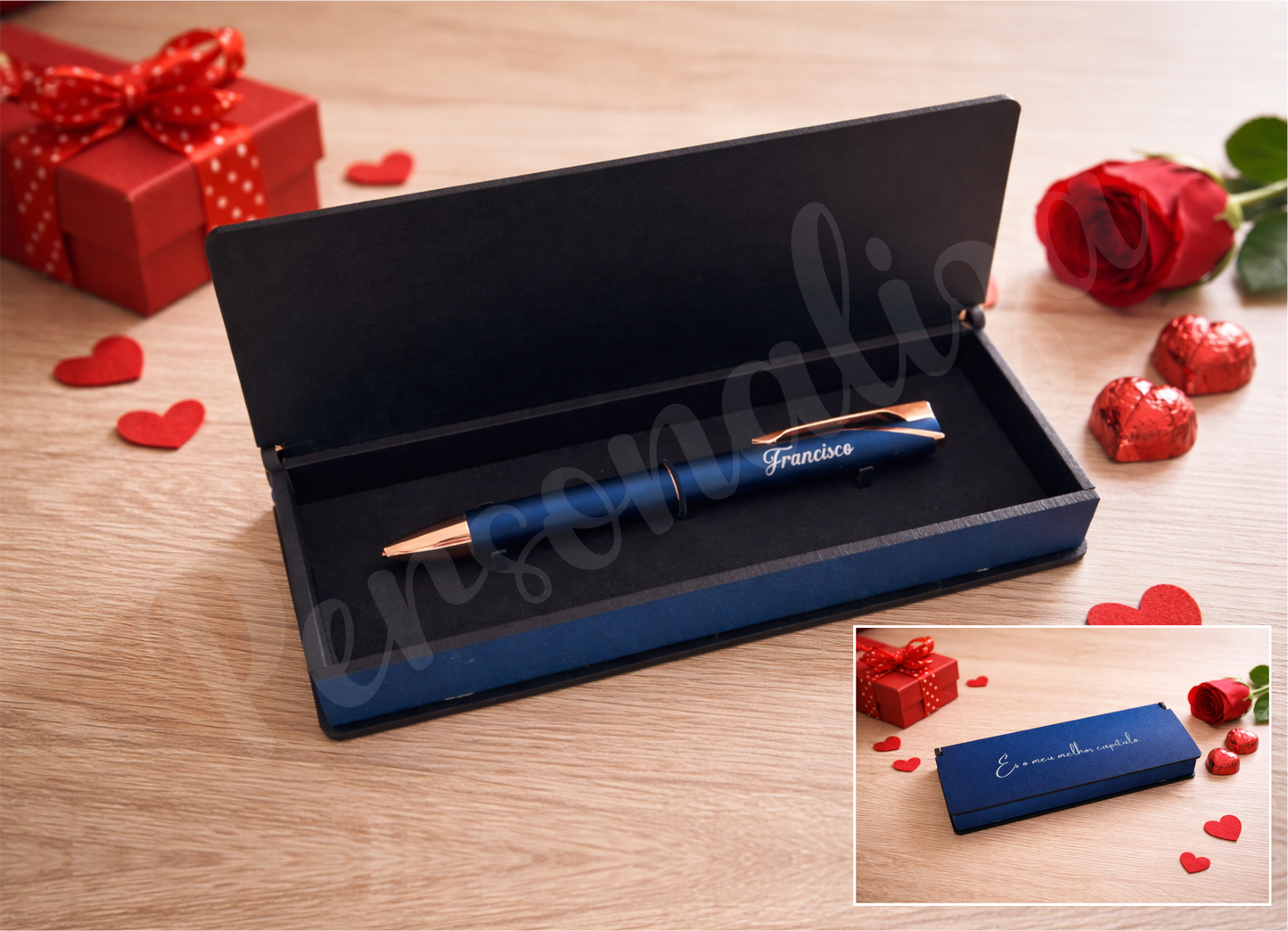 Caixa com caneta - Pierre Cardin