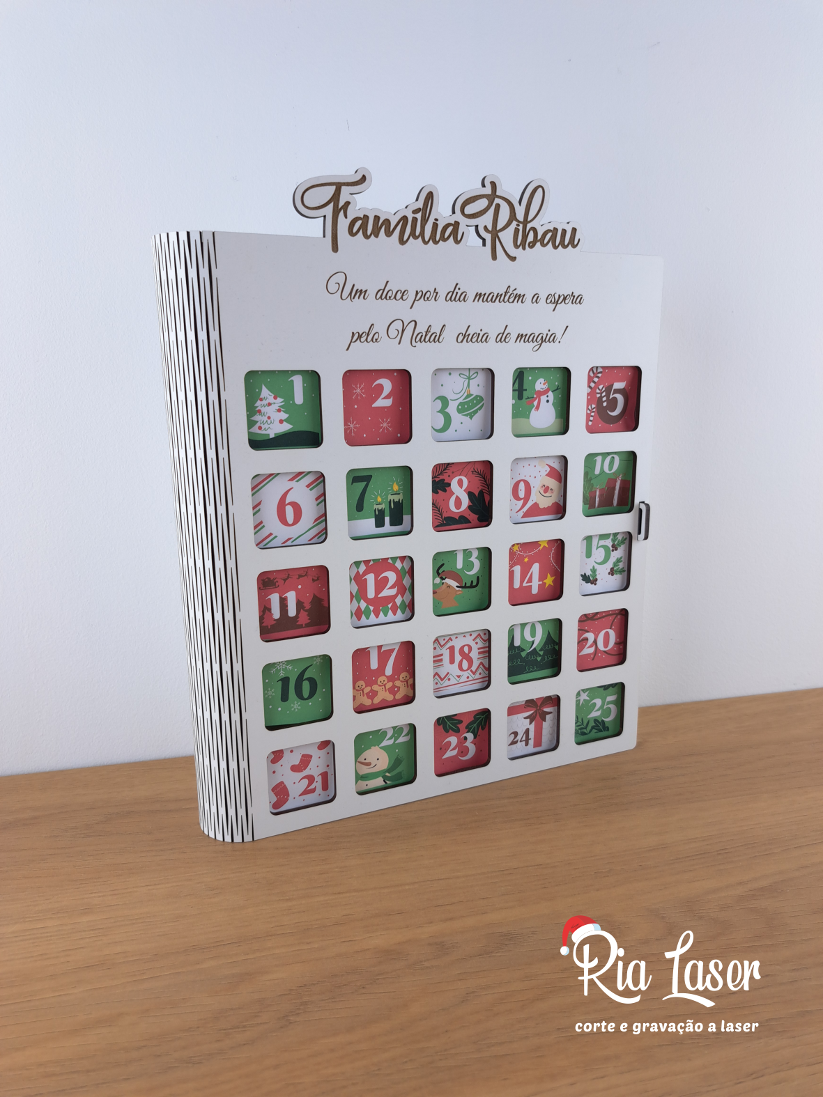 Calendário advento - caixa