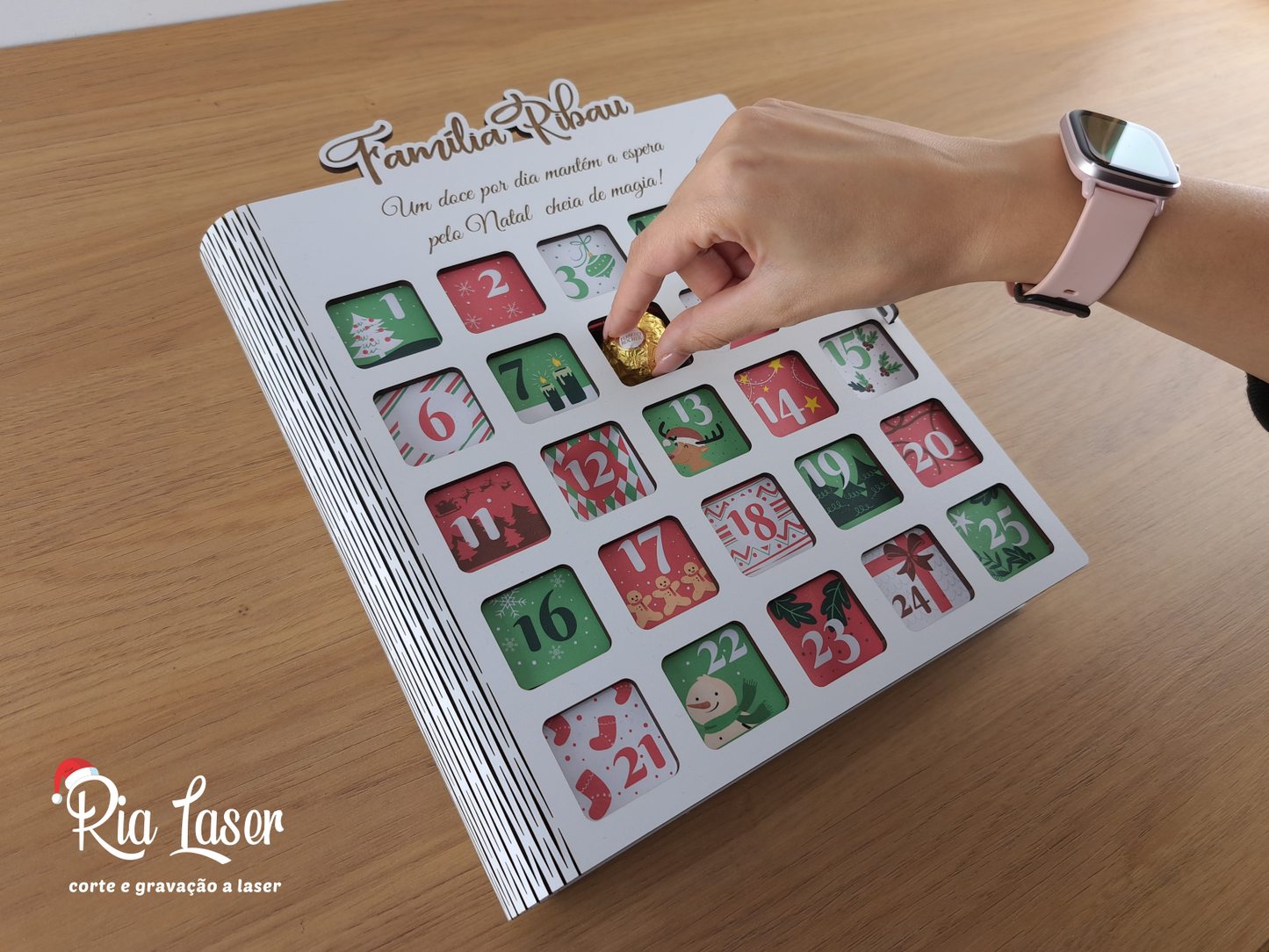 Calendário advento - caixa