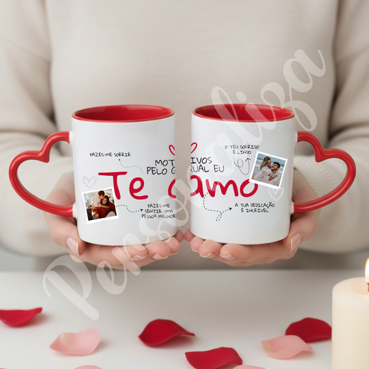 Caneca "Te Amo"