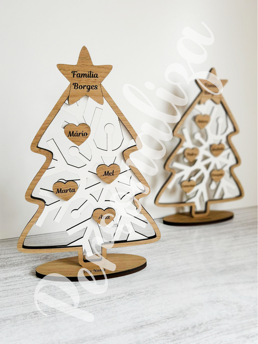 Árvore Natal - corações