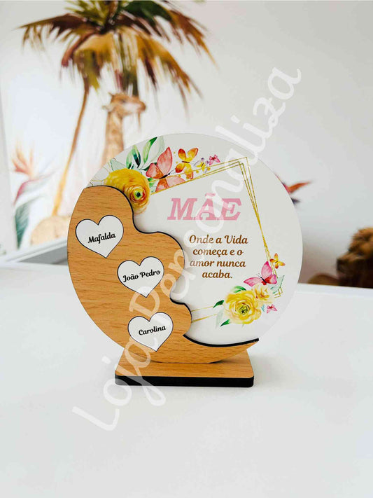 Plaquinha c/ corações