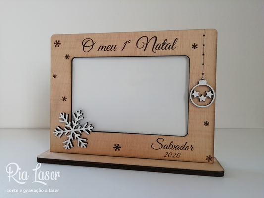 Moldura - O meu 1º Natal (modelo 1)
