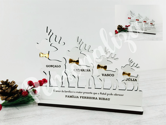 Placa Renas - família